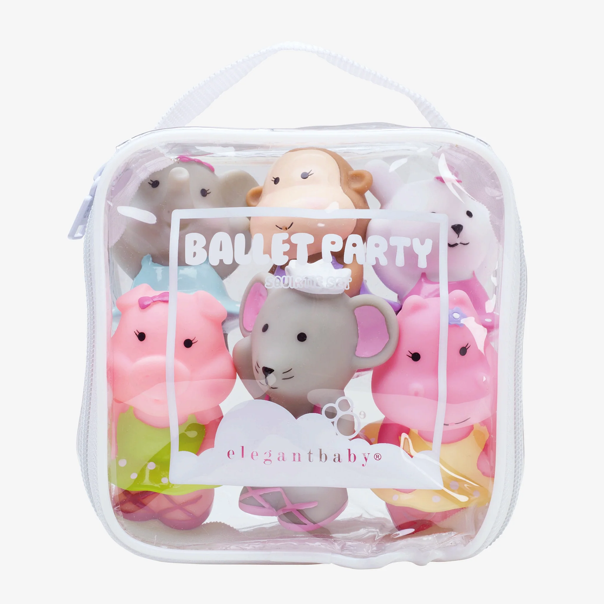 ELEGANT BABY: BALLET PARTY SQUIRTIE BABY BATH TOYS