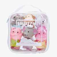 ELEGANT BABY: BALLET PARTY SQUIRTIE BABY BATH TOYS