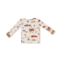 ANGEL DEAR: HAY FARMER LONG SLEEVE LOUNGEWEAR SET