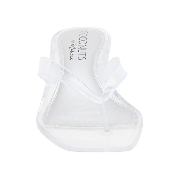 COCONUTS BY MATISSE: MARGO JELLY SANDAL - CLEAR