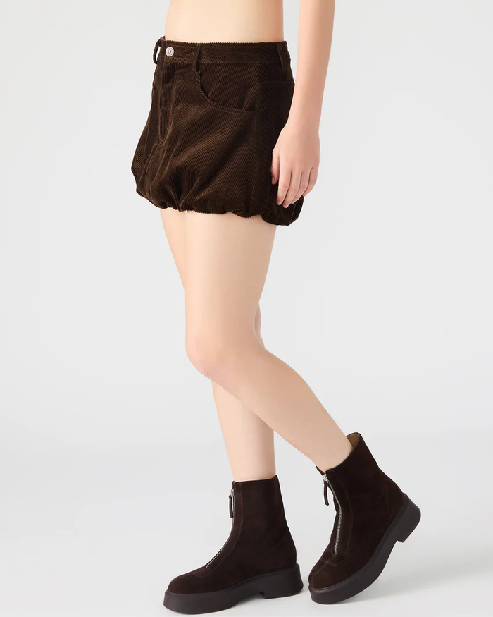 STEVE MADDEN: SIMONA SKIRT - DARK ESPRESSO
