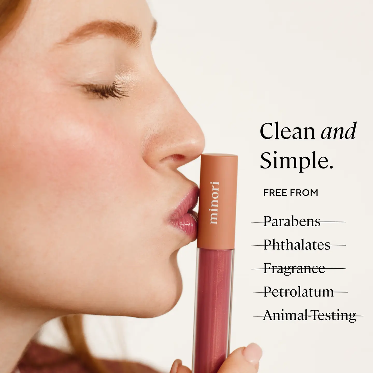 MINORI: LIP GLOSS - COZY (NUDE)