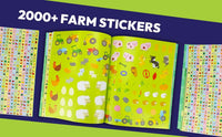TOTALLY AWESOME 2000 STICKERS BUSY FARM ACTIVITY BOOK