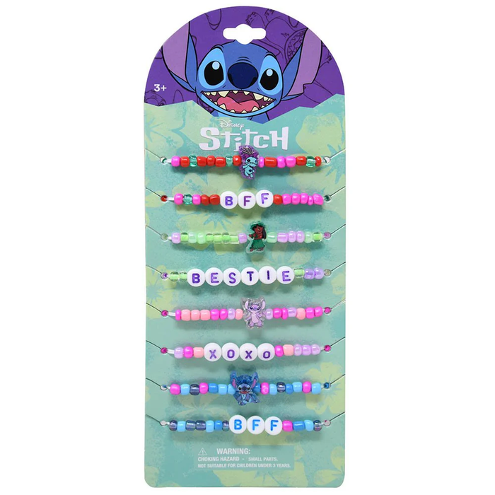 DISNEY: STITCH FRIENDSHIP BRACELETS ON CARD (8-PACK)