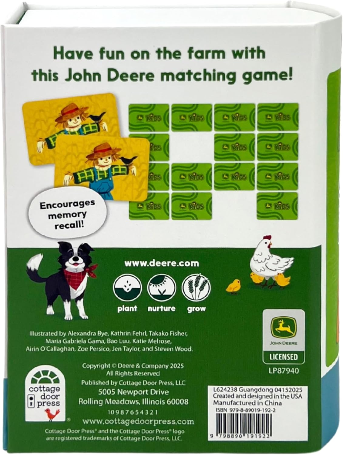 JOHN DEERE: MEMORY MATCHING GAME - 72-PIECE