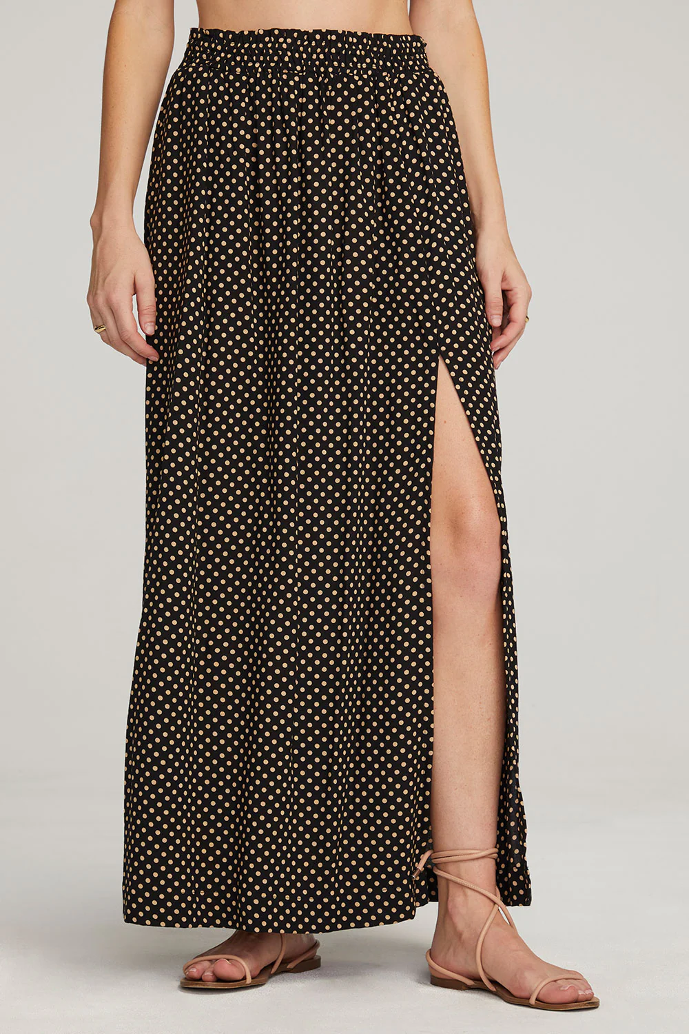 SALTWATER LUXE: DELVIE MAXI SKIRT - CLASSIC POLKA DOT