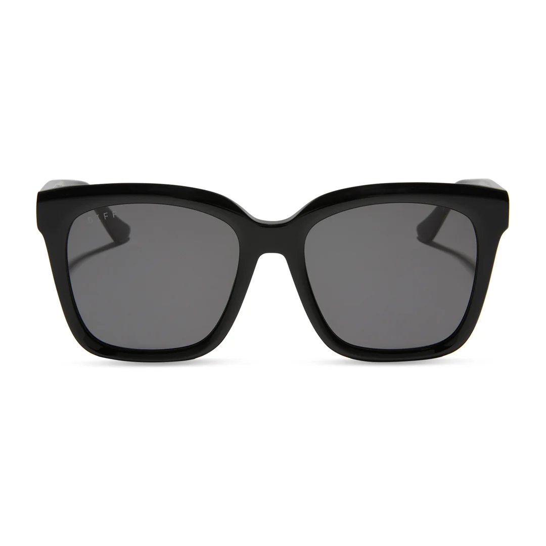 DIFF EYEWEAR: MEREDITH - BLACK + GRAY