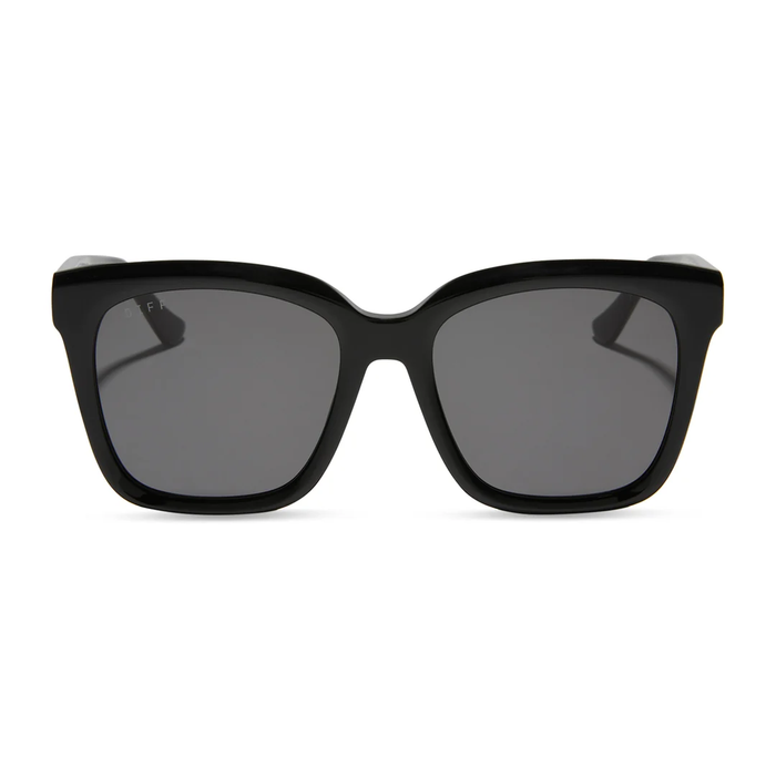 DIFF EYEWEAR: MEREDITH - BLACK + GRAY