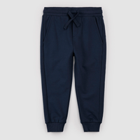 MILES THE LABEL: DRESS BLUE JOGGERS - NAVY