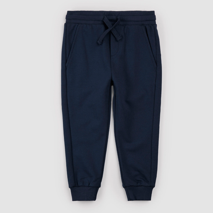 MILES THE LABEL: DRESS BLUE JOGGERS - NAVY