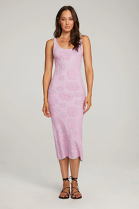 SALTWATER LUXE: BRITT MIDI DRESS - ULTRA VIOLET