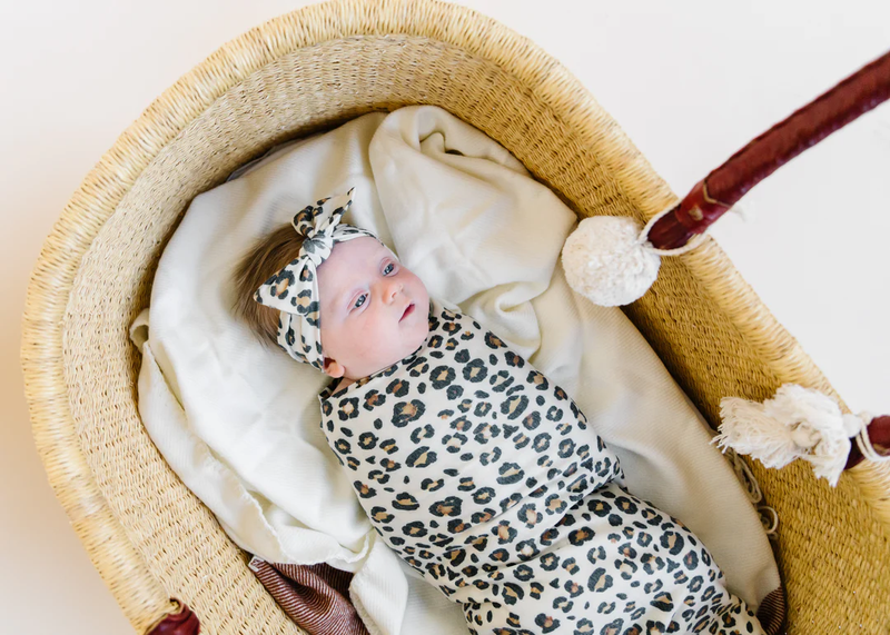 COPPER PEARL: ZARA KNIT SWADDLE BLANKET