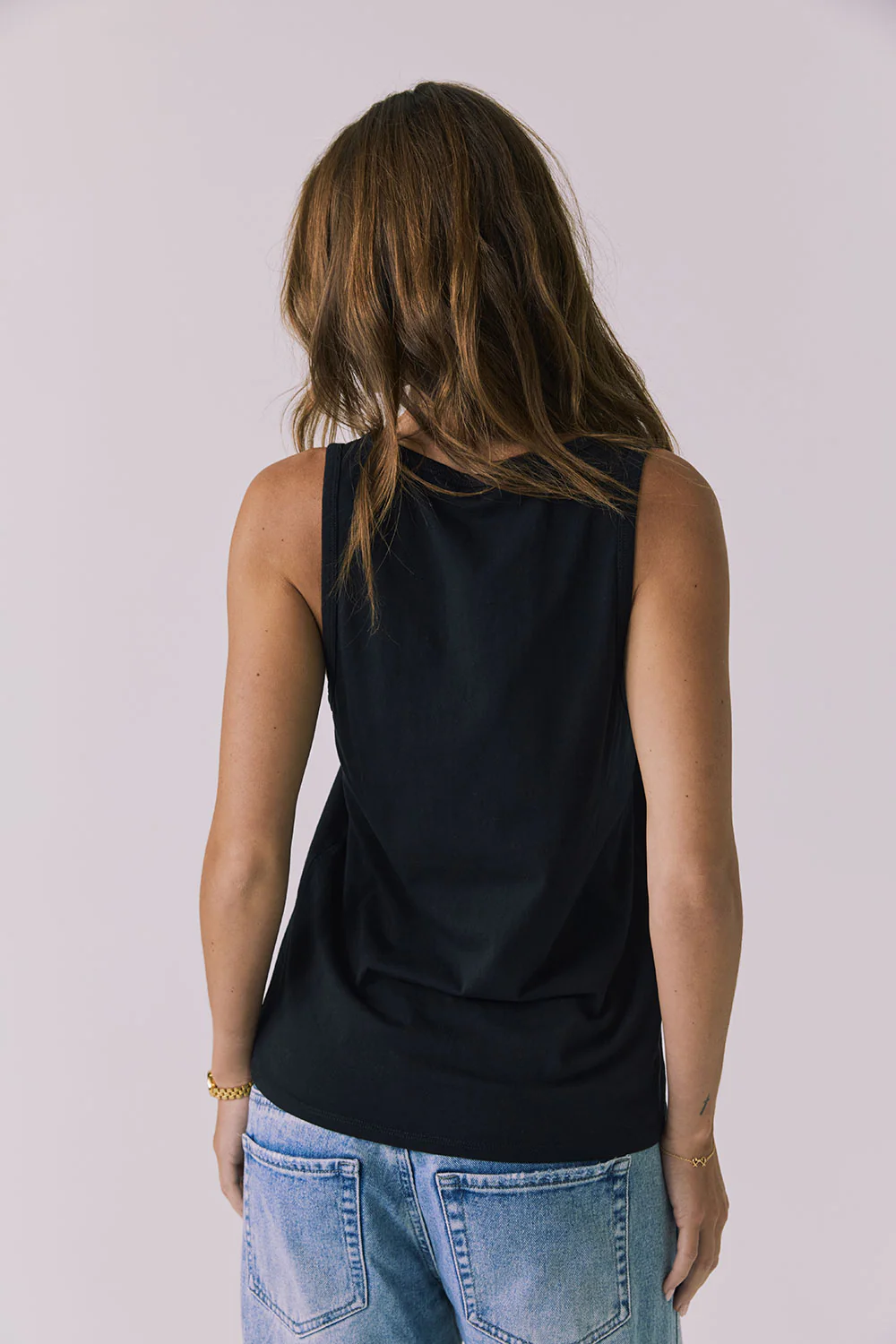 CHASER: GLORIA BLACK TANK TOP