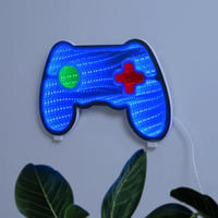 TRENDTECH: NEON ART INFINITY LIGHTS WALL & DESK SIGN - GAMER