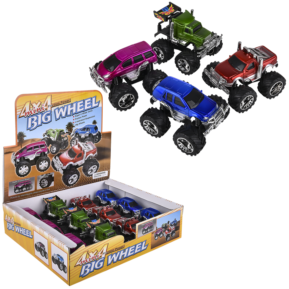 5"FRICTION MINI MONSTER TRUCK