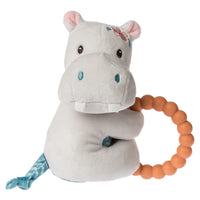 MARY MEYER: JEWEL HIPPO TEETHER RATTLE – 6″