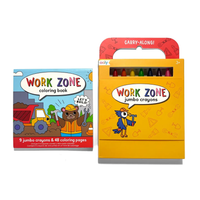 OOLY: CARRY ALONG CRAYONS & COLORING BOOK KIT - WORK ZONE