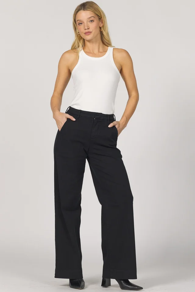 DEAR JOHN: BRANDY TROUSER PANT - BLACK