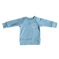 BABYSPROUTS: RAGLAN SWEATSHIRT - SMILE