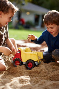 GREEN TOYS: DUMP TRUCK - RED/YELLOW