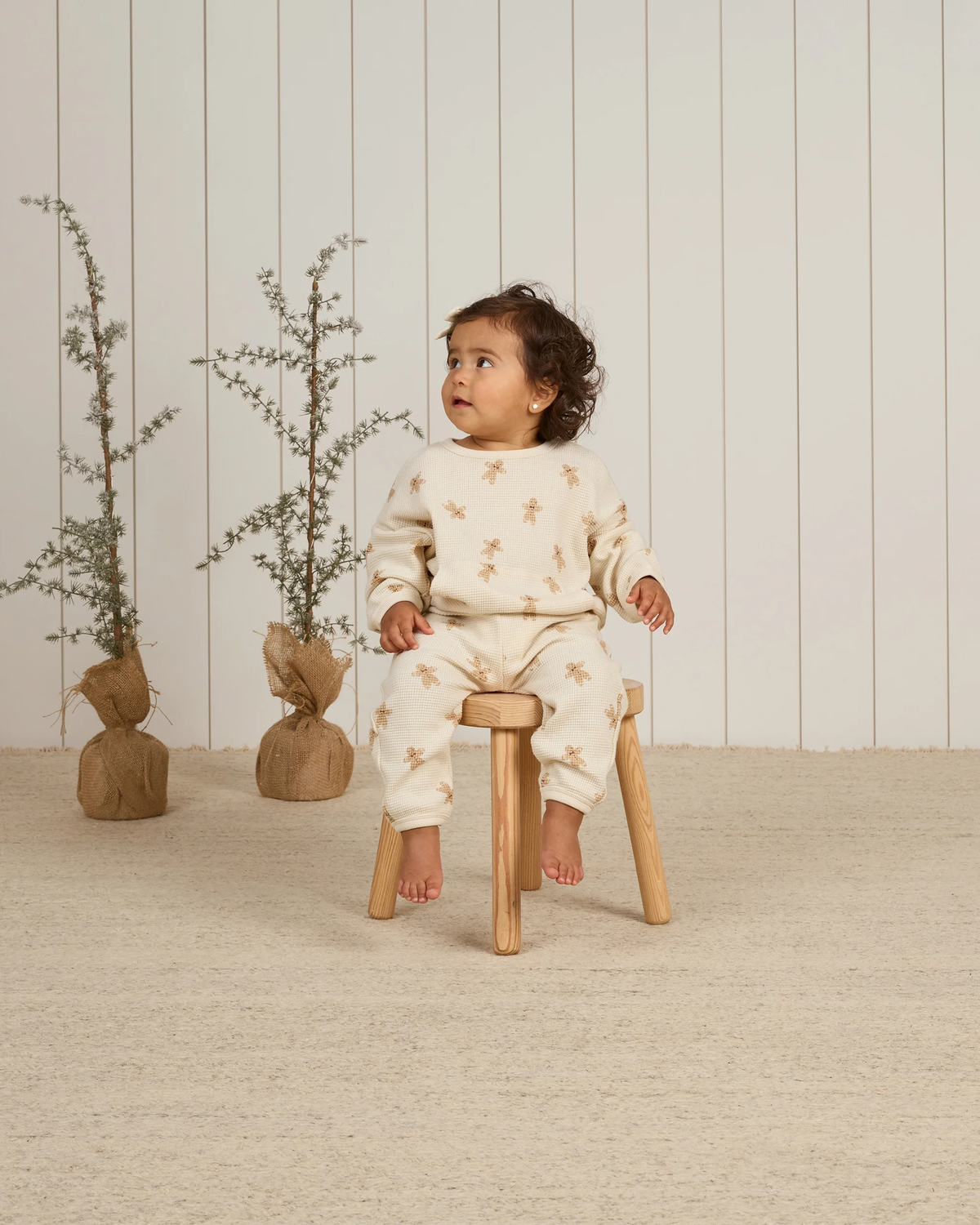 QUINCY MAE: WAFFLE SLOUCH SET || GINGERBREAD