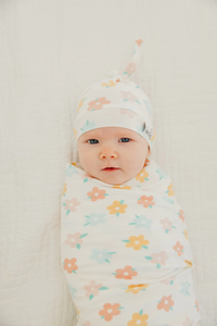 COPPER PEARL: DAISY TOP KNOT HAT