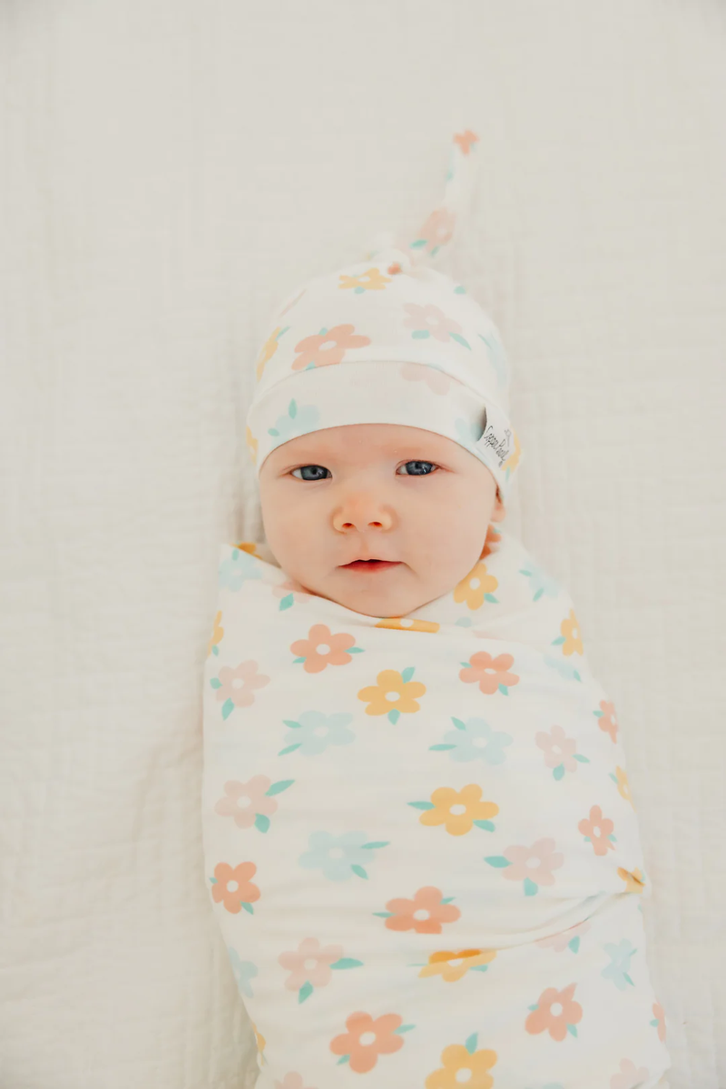 COPPER PEARL: DAISY TOP KNOT HAT