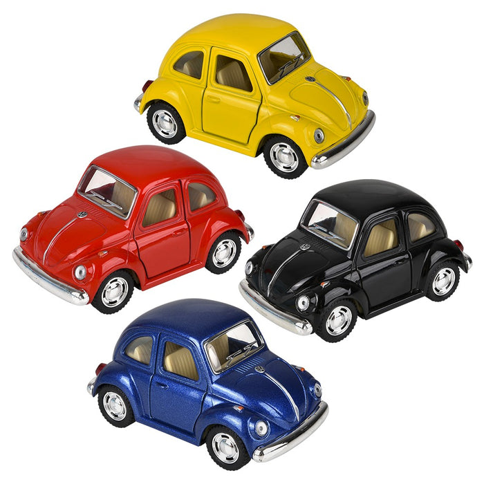 DIE CAST PULL BACK 1967 VW CLASSIC BEETLE - 4"