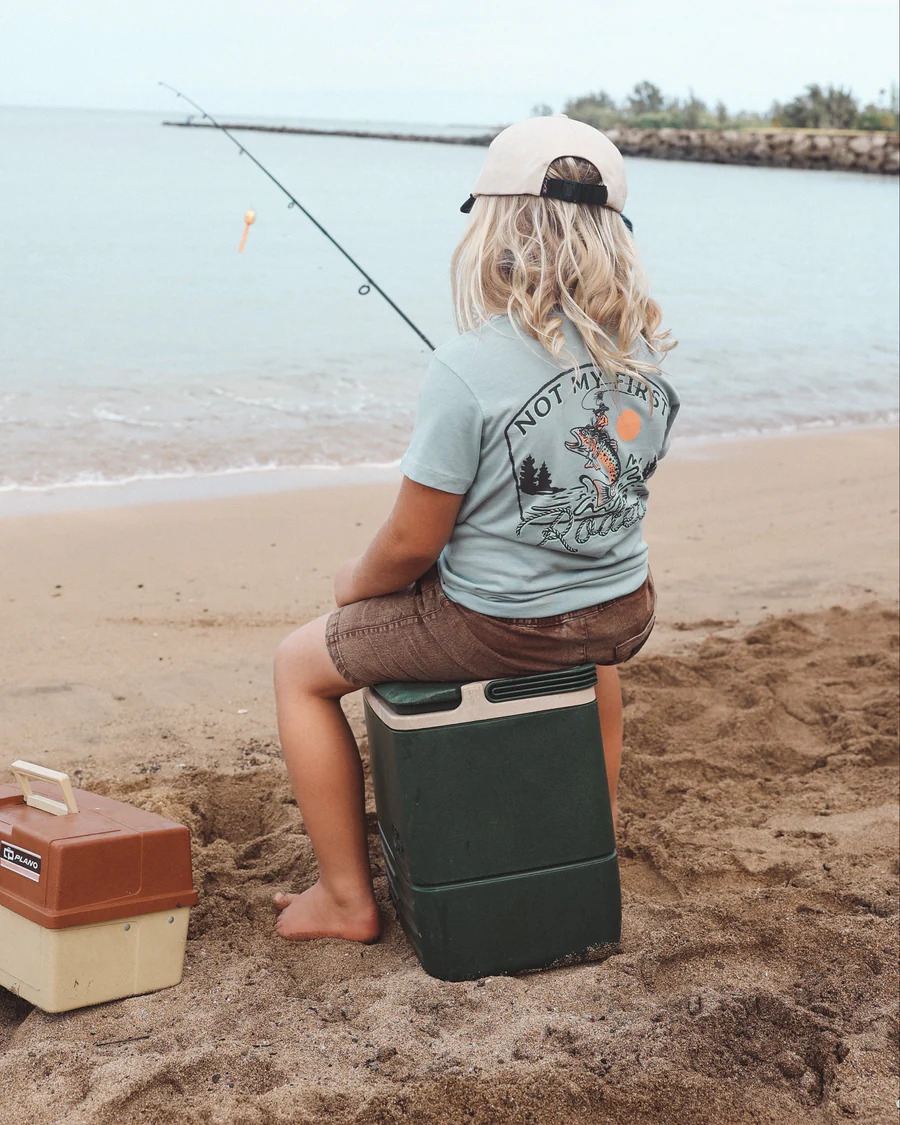 TINY WHALES: NOT MY FIRST RODEO TEE - LAKE