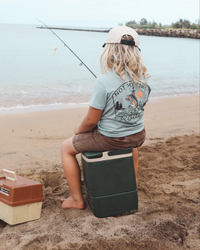 TINY WHALES: NOT MY FIRST RODEO TEE - LAKE
