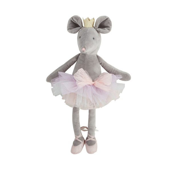 MUD PIE: PLUSH IVY THE MOUSE PRINCESS - 14.5"