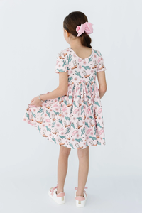 MILA & ROSE: CACTUS COWGIRL S/S POCKET TWIRL DRESS