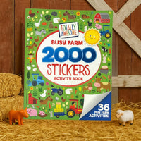 TOTALLY AWESOME 2000 STICKERS BUSY FARM ACTIVITY BOOK