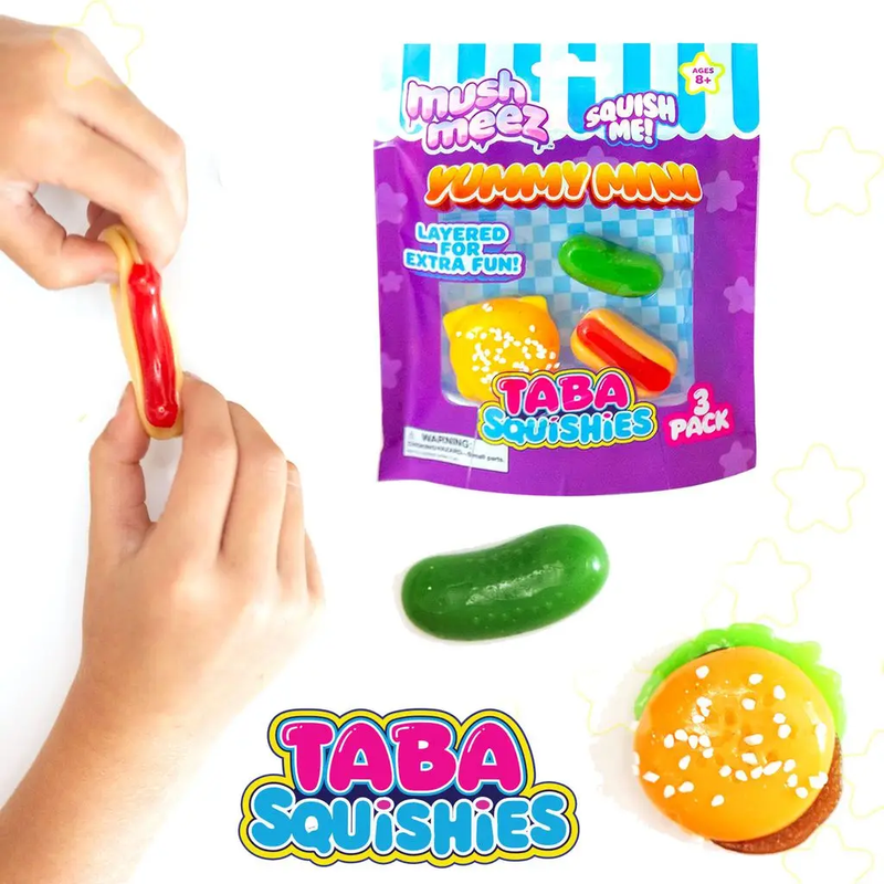 MUSHMEEZ: TABA SQUISHIES - YUMMY MINIS (3-PIECE)