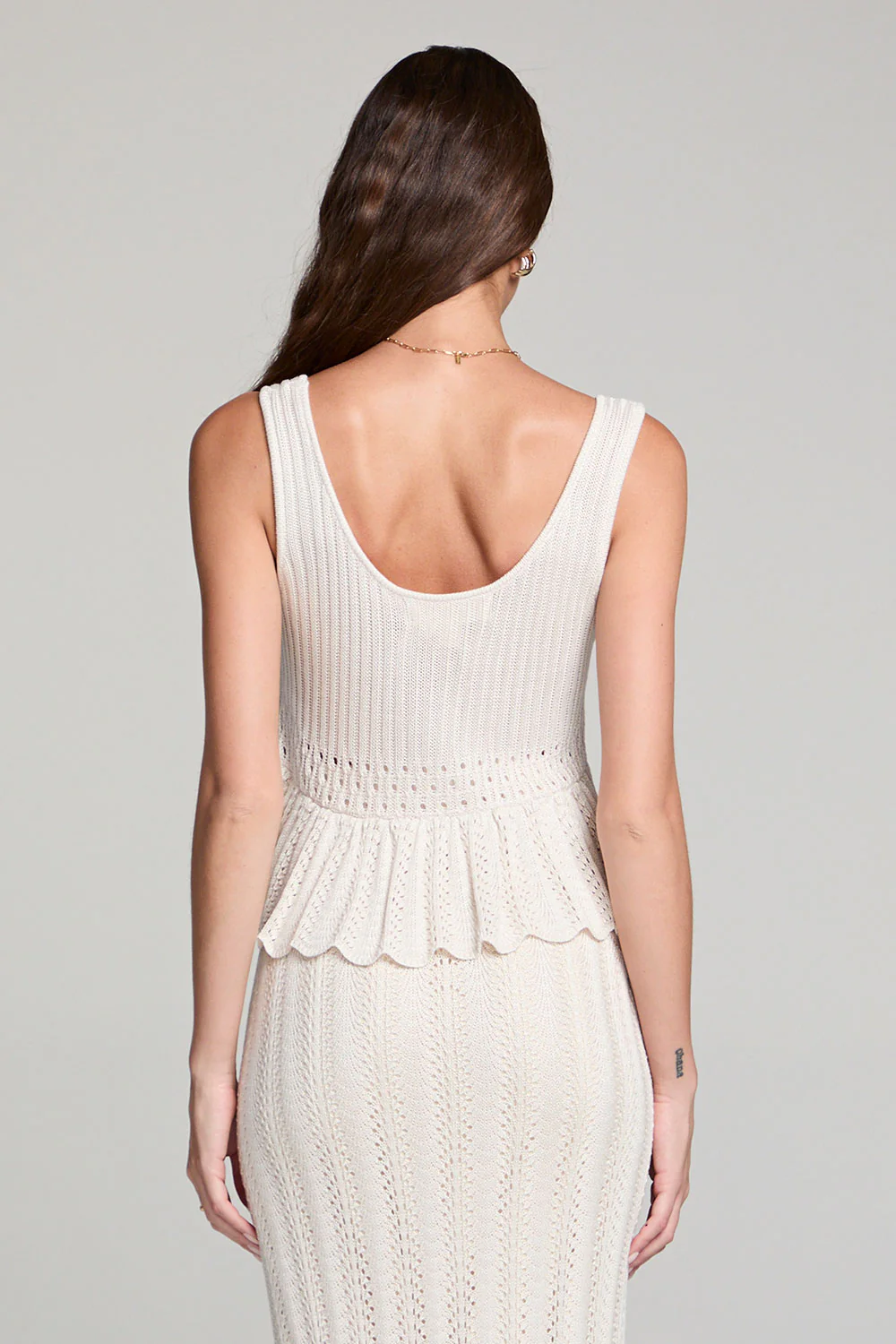 SALTWATER LUXE: GAELLE SWEATER TANK - NATURAL