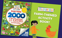 TOTALLY AWESOME 2000 STICKERS BUSY FARM ACTIVITY BOOK