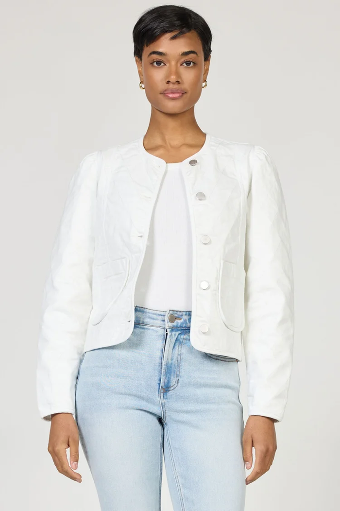 DEAR JOHN: KIT DENIM JACKET - WHITE