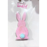 TWINKLED TWIG: GLITTERY BUNNY CLIP