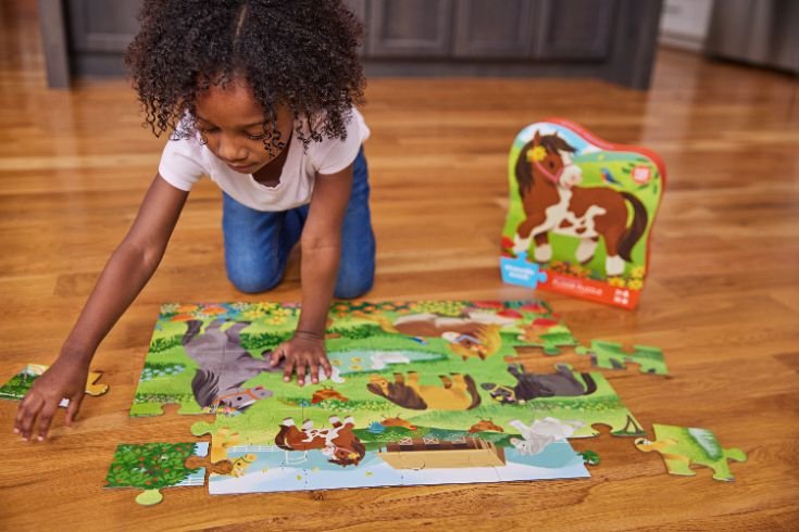 CROCODILE CREEK: 36-PIECE PUZZLE - PRETTY PONIES