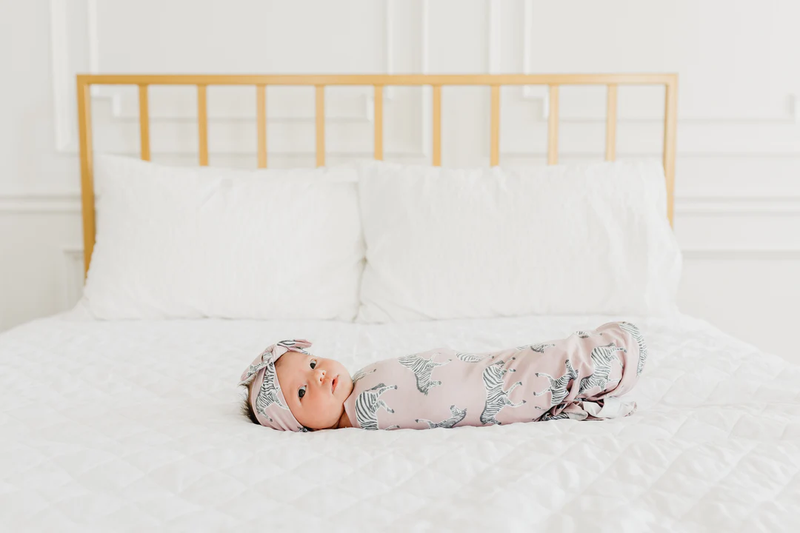 COPPER PEARL: ZELLA KNIT HEADBAND BOW