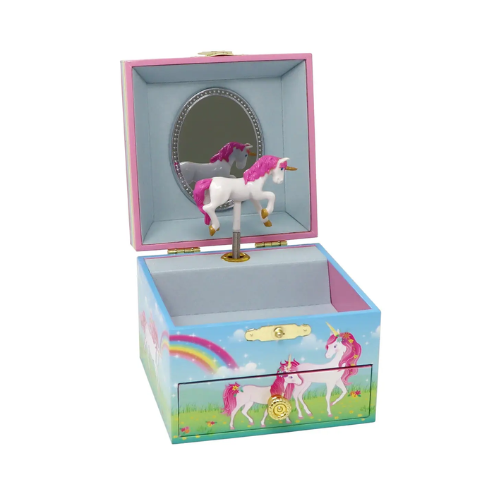 PINK POPPY: STARDUST UNICORN SMALL MUSICAL JEWELRY BOX