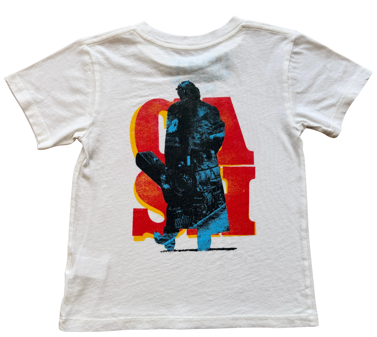 ROWDY SPROUT: JOHNNY CASH TEE - VINTAGE WHITE