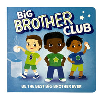 WELCOME TO THE BIG BROTHER CLUB BOARD BOOK, STICKER BADGES, AND A REWARD CHART
