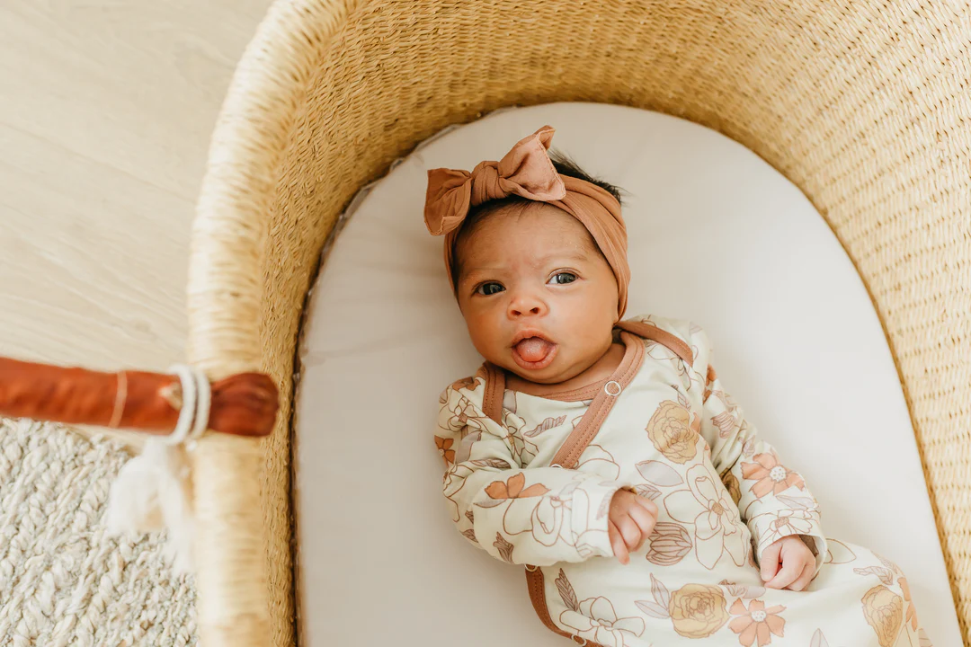 COPPER PEARL: FERRA KNOTTED GOWN