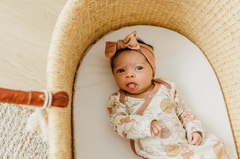 COPPER PEARL: FERRA KNOTTED GOWN