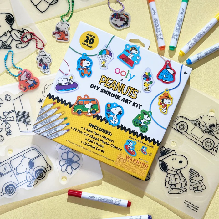 OOLY: X PEANUTS DIY SHRINK ART KIT
