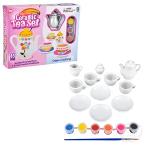 CERAMIC CRAFT TEA SET - 15PC