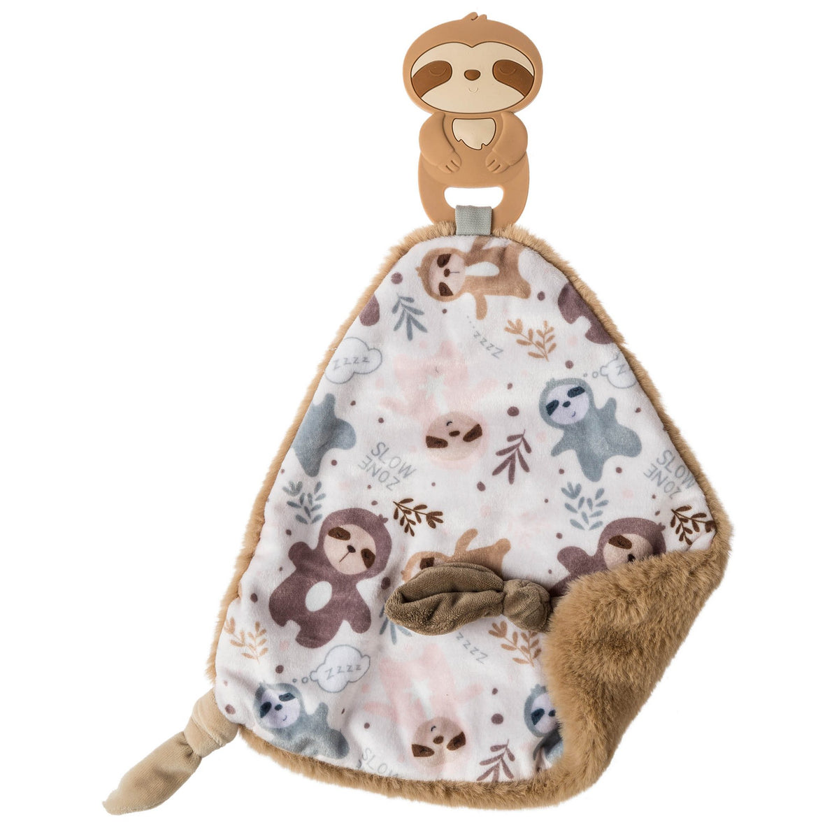 MARY MEYER: CHEWY CREW SLOTH TEETHER LOVEY – 10″