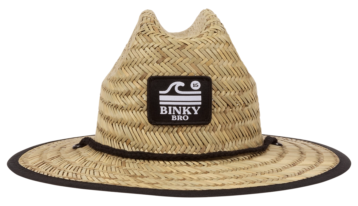 BINKY BRO: BARNEY PATROL (RETRO) STRAW SUN HAT