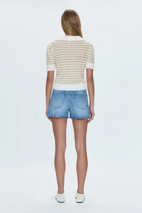 PISTOLA: NOVA HIGH RISE CUT OFF SHORT- ABROAD VINTAGE